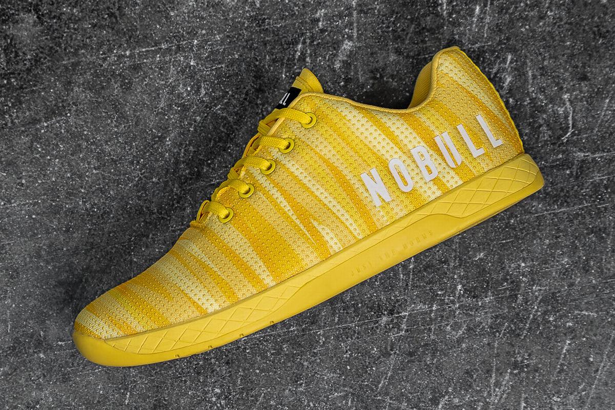 Yellow Men's Nobull Superfabric Trainers | USA152708