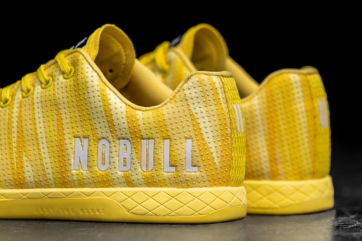 Yellow Women's Nobull Superfabric Trainers | USA829736