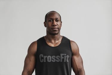 Black Men's Nobull Crossfit® Tank Tops | USA920457