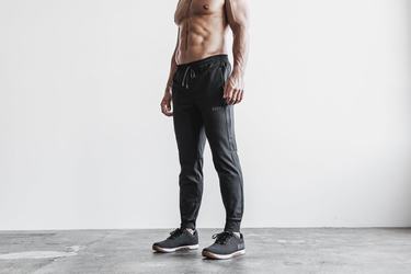 Black Men's Nobull Joggers | USA361875