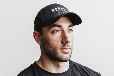 Black Men's Nobull Performance Hats | USA057384