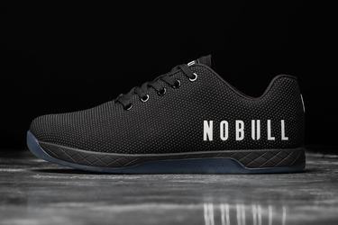 Black Men's Nobull Superfabric Trainers | USA769841