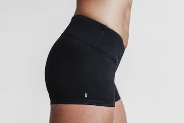 Black Women's Nobull 2" Matte Shorts | USA148329