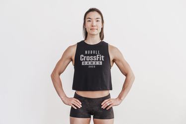 Black Women's Nobull Crossfit Games® 2022 Muscle Tank Tops | USA681423