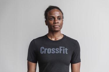 Black Women's Nobull Crossfit® T Shirts | USA753629