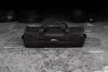 Black Women's Nobull Waxed Canvas Traditional Duffle | USA198703