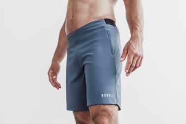 Blue Men's Nobull Lightweight 9" Shorts | USA385927