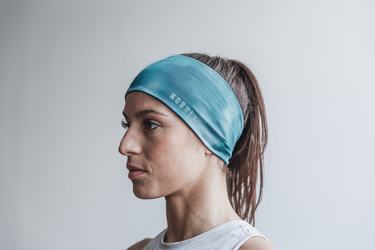 Blue Women's Nobull Headband 4" Tie-Dye Headband | USA537602