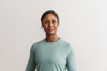 Blue Women's Nobull Long Sleeves | USA124806