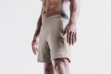 Brown Men's Nobull Lightweight 7" Shorts | USA094853