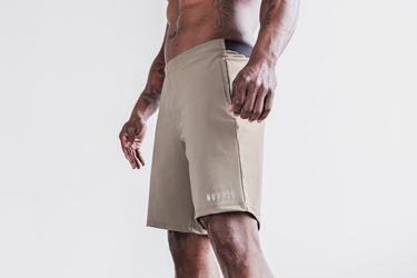 Brown Men's Nobull Lightweight 9" Shorts | USA038769