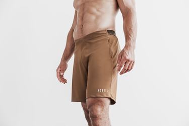 Brown Men's Nobull Lightweight 9" Shorts | USA137256