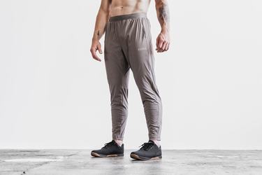 Brown Men's Nobull Lightweight Woven Joggers | USA325089