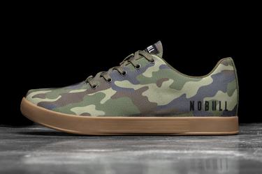 Camo Men's Nobull Canvas Trainers | USA281596