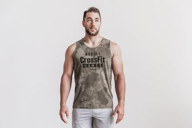 Camo Men's Nobull Crossfit Games® 2022 Tank Tops | USA572389