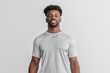 Camo Men's Nobull Lightweight Textured T Shirts | USA521348