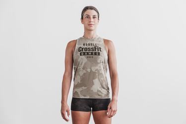 Camo Women's Nobull Crossfit Games® 2022 High-Neck Tank Tops | USA395871