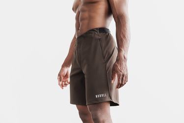 Chocolate Men's Nobull Lightweight 9" Shorts | USA853427