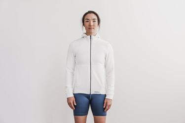 Coffee Women's Nobull Performance Zip-up Hoodie | USA159837