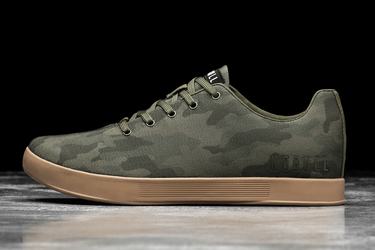 Dark Camo Women's Nobull Canvas Trainers | USA583027