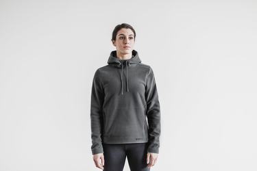 Dark Grey Women's Nobull Arctic Hoodie | USA276530