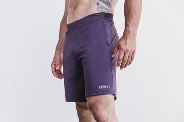 Dark Purple Men's Nobull Lightweight 9" Shorts | USA758913