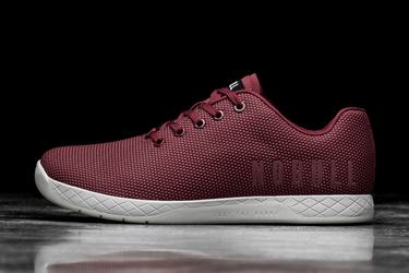 Dark Red Men's Nobull Superfabric Arctic Trainers | USA152943