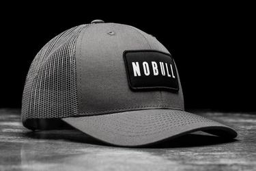 Deep Grey Men's Nobull Curved-Brim Trucker Hats | USA451039