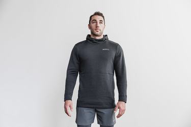 Deep Grey Men's Nobull Performance Hoodie | USA593824