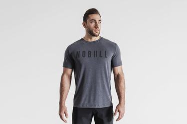 Deep Grey Men's Nobull T Shirts | USA318467