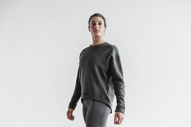 Deep Grey Women's Nobull Performance Crew Sweatshirts | USA260591