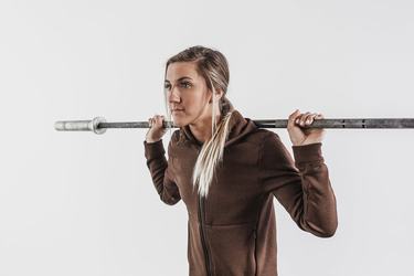 Deep Grey Women's Nobull Performance Zip-up Hoodie | USA215379