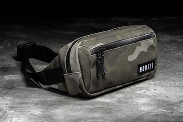 Green Camo Men's Nobull Crossbody Bags | USA537264