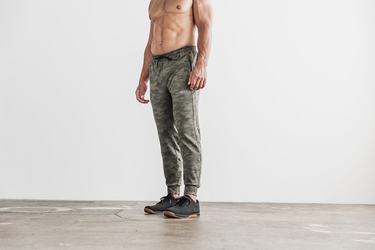 Green Camo Men's Nobull Joggers | USA429803