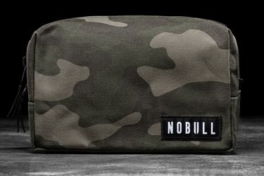 Green Camo Men's Nobull Waxed Canvas Kit Bags | USA067243