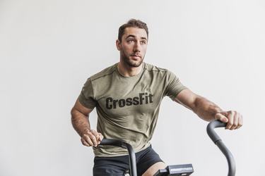 Green Men's Nobull Crossfit® T Shirts | USA694031