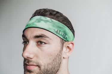 Green Men's Nobull Headband 2" Tie-Dye Headband | USA514238