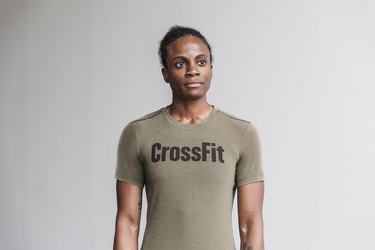 Green Women's Nobull Crossfit® T Shirts | USA425679