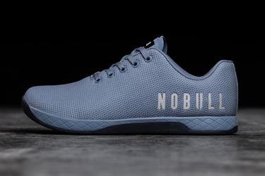 Grey Blue Men's Nobull Superfabric Trainers | USA237164