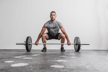 Grey Camo Men's Nobull Crossfit® Sleeveless T Shirts | USA407286