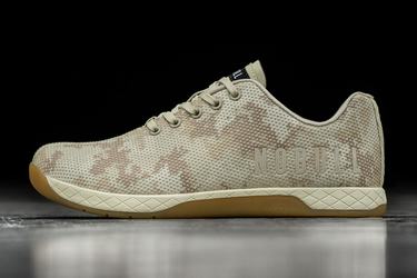 Grey Light Green Camo Men's Nobull Superfabric Trainers | USA675834