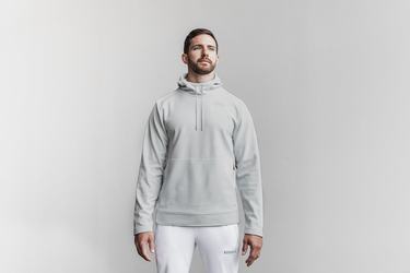 Grey Men's Nobull Arctic Hoodie | USA031456