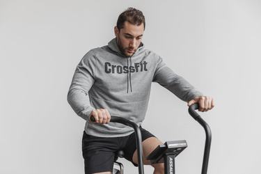 Grey Men's Nobull Crossfit® Hoodie | USA648751