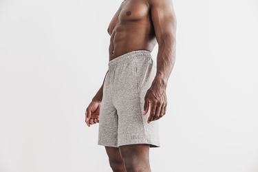 Grey Men's Nobull Lightweight Knit 9" Shorts | USA019725