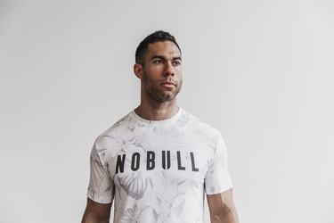 Grey Men's Nobull T Shirts | USA609251