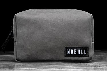 Grey Men's Nobull Waxed Canvas Kit Bags | USA425980