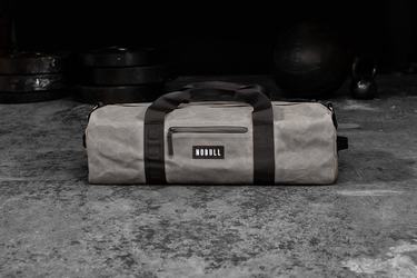 Grey Men's Nobull Waxed Canvas Traditional Duffle | USA291703