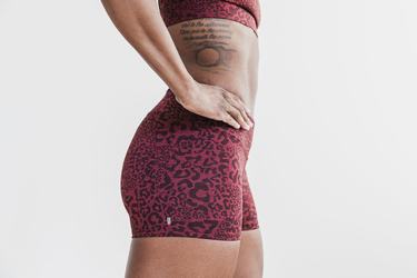 Leopard Women's Nobull 2'' Plush Heather Shorts | USA430561