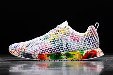 Multicolor Men's Nobull Pride Art Work Mesh Runner Running Shoes | USA129356