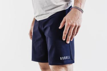 Navy Men's Nobull Lightweight 9" Shorts | USA846073